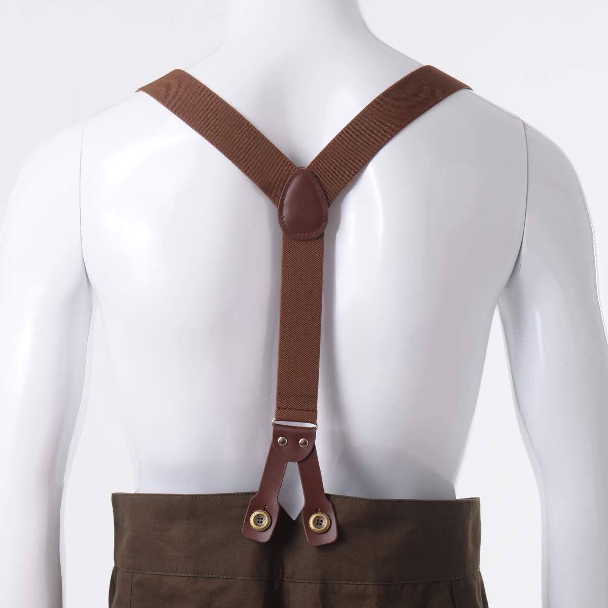 BPURB Mens Victorian Pants Cosplay Costume Steampunk Gothic Pants Trousers