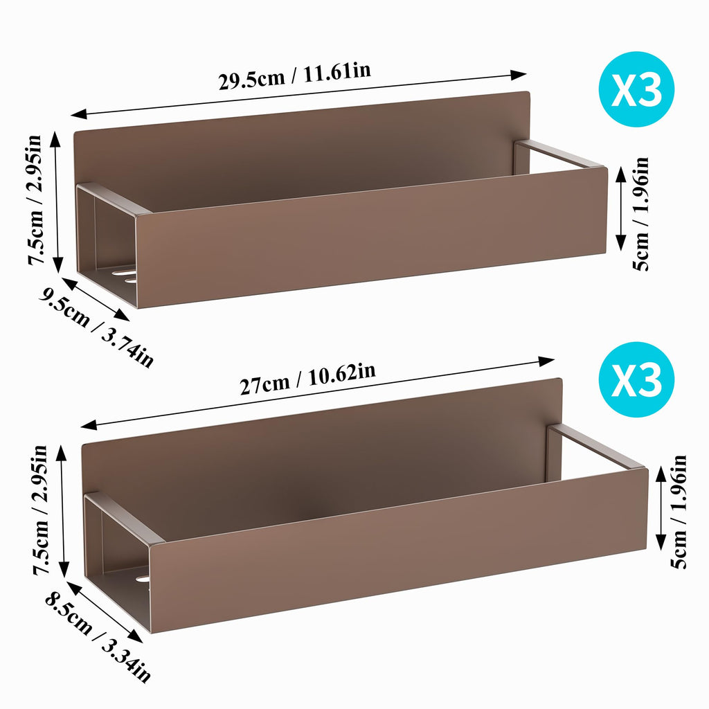 HuggieGems Metal 4 Pack Magnetic Spice Storage Rack Organizer for Refrigerator and Oven, Black Fridge Organizers and Storage, Metal