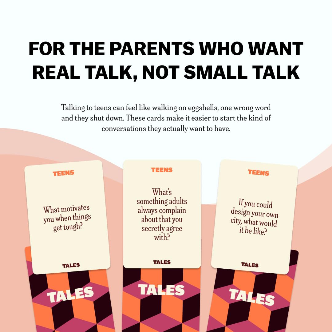 TALES 150 Life Story Interview Kit, Conversation Cards, for Grandparents, Parents, Families, Adults, Game Night, Road Trips, Dinner Table, Getting to Know You (New Edition)