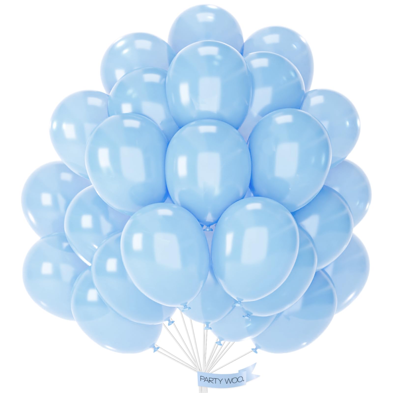 PartyWoo Metallic Green Balloons 50pcs 12 Inch Metallic Apple Green Latex Helium Balloons for Graduation Spring Forest Summer Wedding Engagement Baby Shower Birthday Party Decorations Green-G121