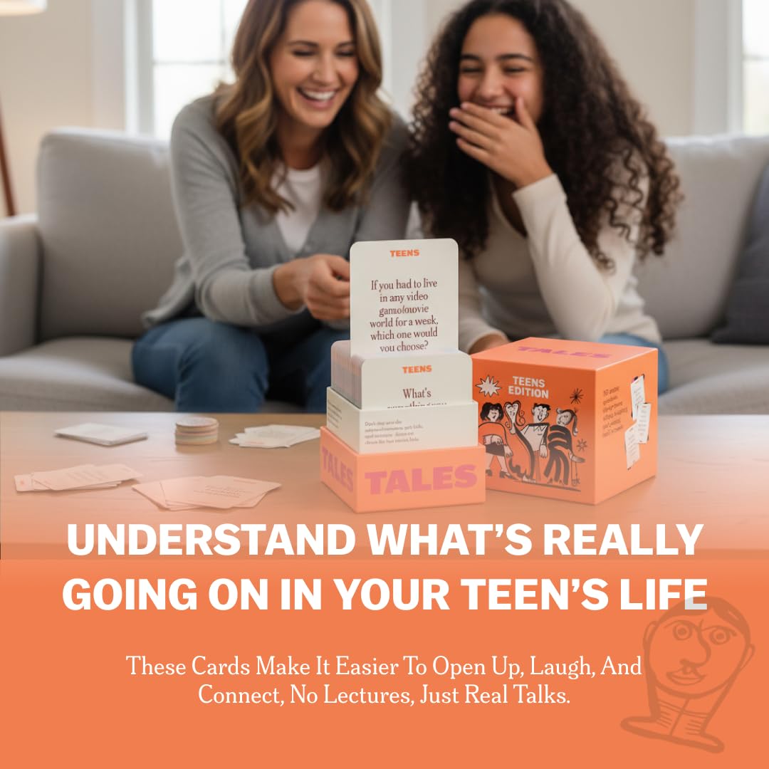 TALES 150 Life Story Interview Kit, Conversation Cards, for Grandparents, Parents, Families, Adults, Game Night, Road Trips, Dinner Table, Getting to Know You (New Edition)