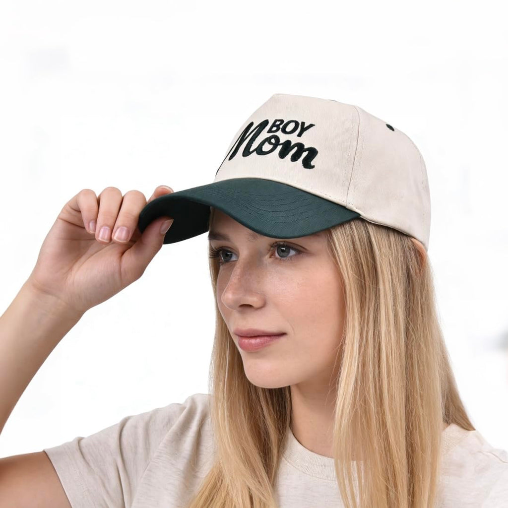 Womens Trucker Hat - With Mommin Embroidery Ponytail Fit - Mom Gifts for Birthday Christmas Valentines Day