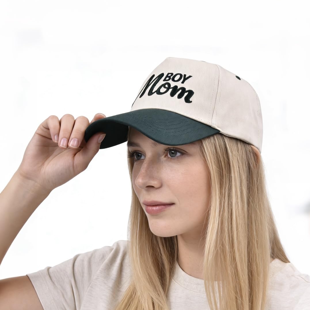 Womens Trucker Hat - With Mommin Embroidery Ponytail Fit - Mom Gifts for Birthday Christmas Valentines Day