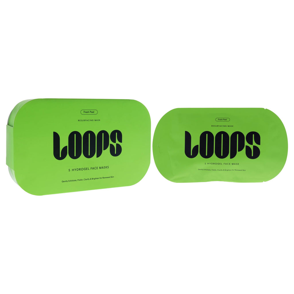 LOOPS DOUBLE TAKE - Glow Korean Hydrogel Face Masks - Calms and Soothes Skin - Refine Pores and Smooth for a Flawless Face - Hydrating Skin Mask Face Mask Leaves You Refreshed and Loumonus 5pc