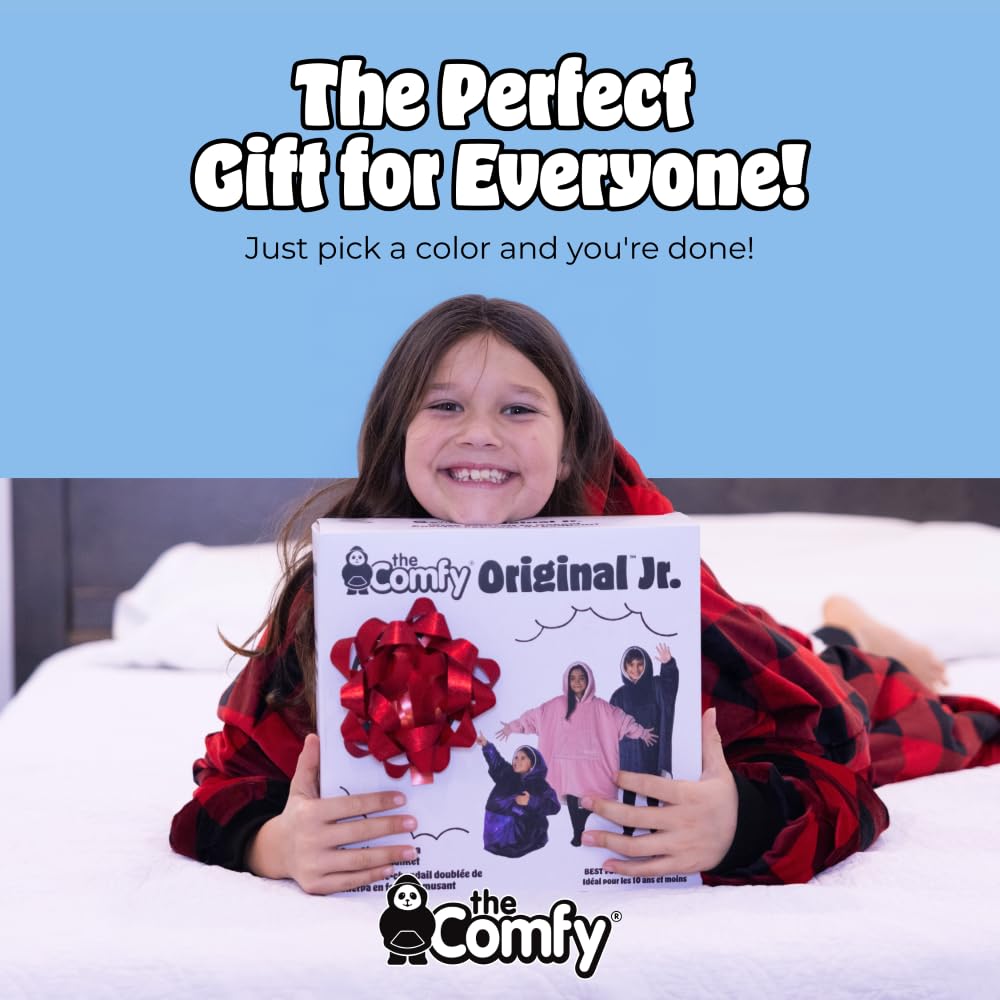 THE COMFY Original | From Shark Tank | Patented | Oversized Sherpa Wearable Blanket Hoodie| Gift for Women & Men | One Size