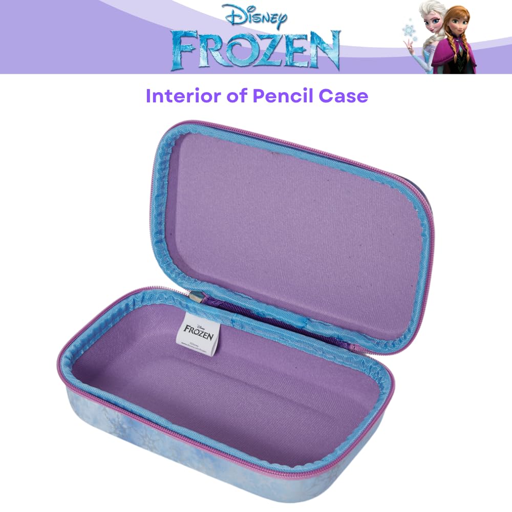 Innovative Designs Barbie Pencil Case Set with Stickers and Gel Pens for Kids, Molded with Zip Closure, Pink