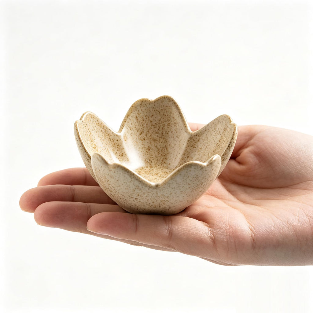 Flower Ring Holder Dish, Ceramic Jewelry Tray Dish, Small Trinket Dish, Jewelry Plate Bowl, Cute Jewlery Ring Holder Dish, Aesthetic Room Decor, Christmas Birthday Gifts for Women, 1 pack (blue)
