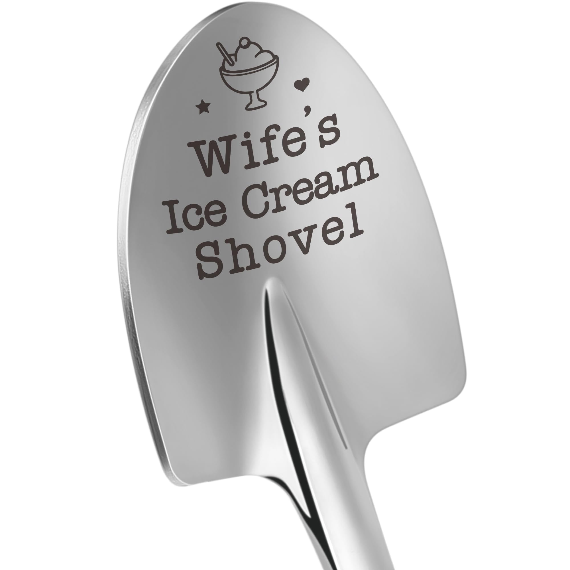 Funny Gifts for Mom Mothers Day - Mom Mother's Day Birthday Gifts from Daughter Son Kids Mom's Ice Cream Shovel Spoon Scoop Gift for Mother-in-law Mama Mommy Anniversary Present Ideas Kitchen Gadgets
