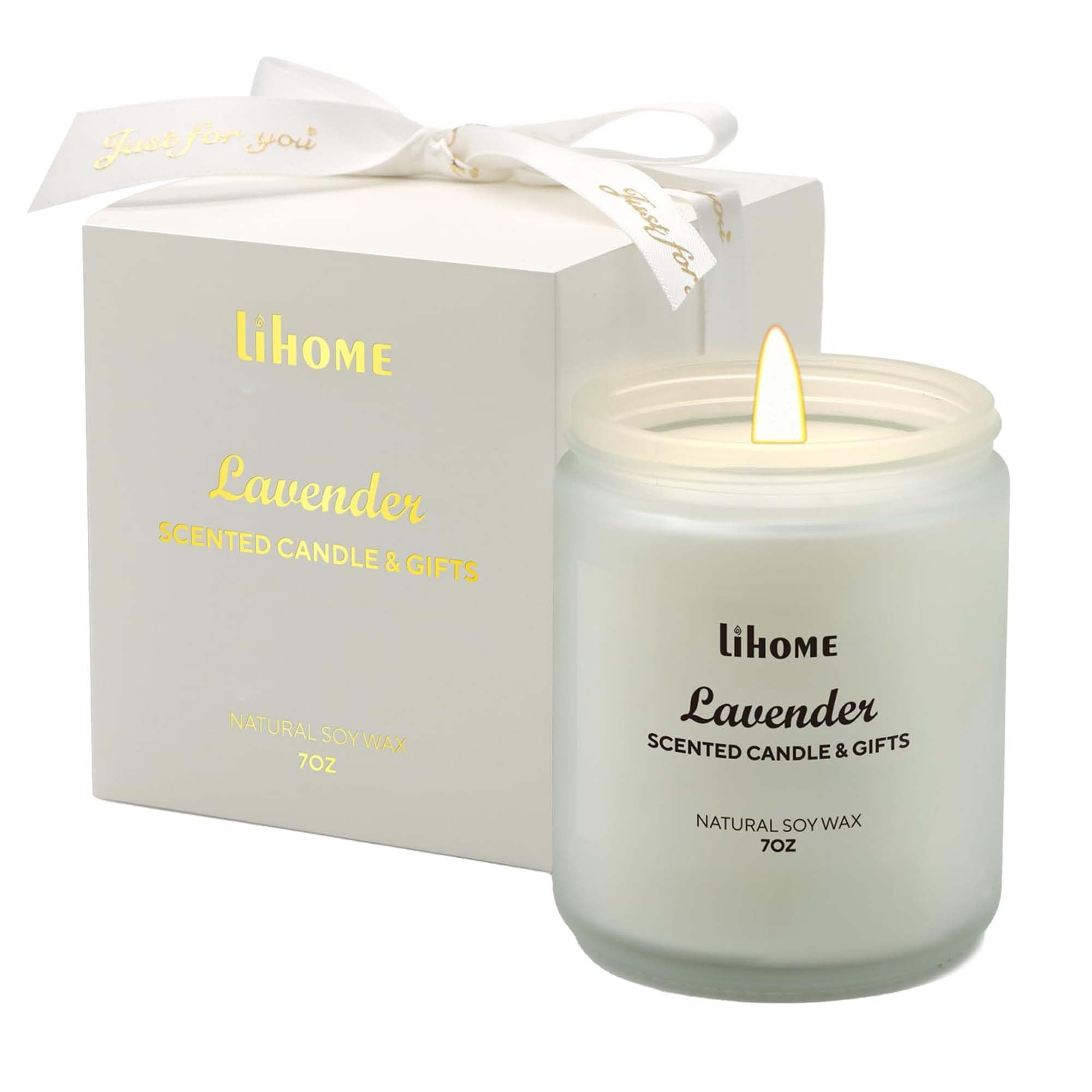Christmas Candles - Christmas Gifts for Women, Aromatherapy Candle for Home Scented, Natural Soy Wax Vanilla Scented Candles