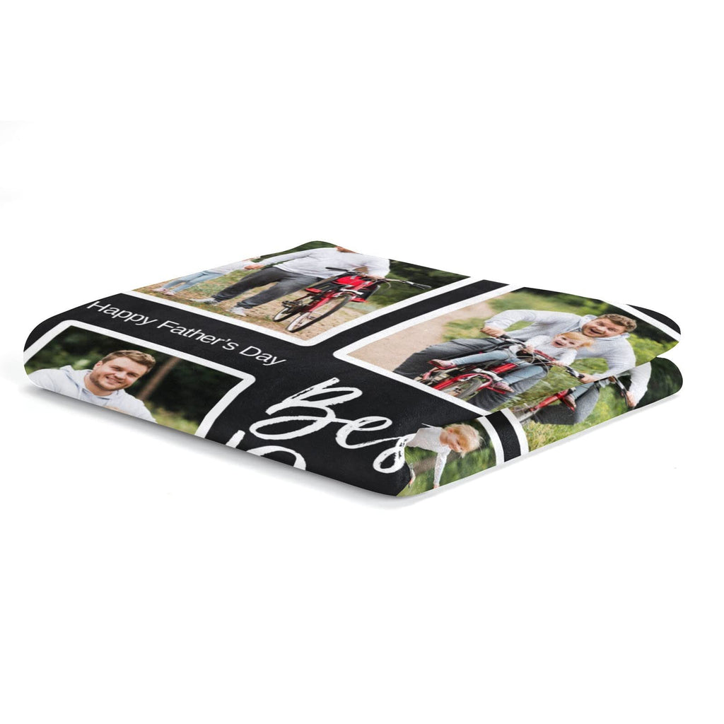 inkArts Custom Blanket Throws with Photos Text Personalized with Picture Customizable, Customize for Mom, Dad, Couple, Girlfriend, Boyfriend, Husband & Wife