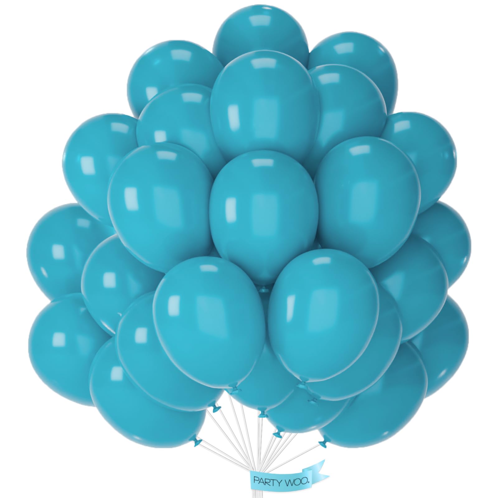 PartyWoo Metallic Green Balloons 50pcs 12 Inch Metallic Apple Green Latex Helium Balloons for Graduation Spring Forest Summer Wedding Engagement Baby Shower Birthday Party Decorations Green-G121