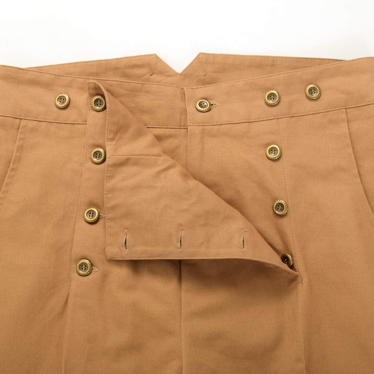 BPURB Mens Victorian Pants Cosplay Costume Steampunk Gothic Pants Trousers