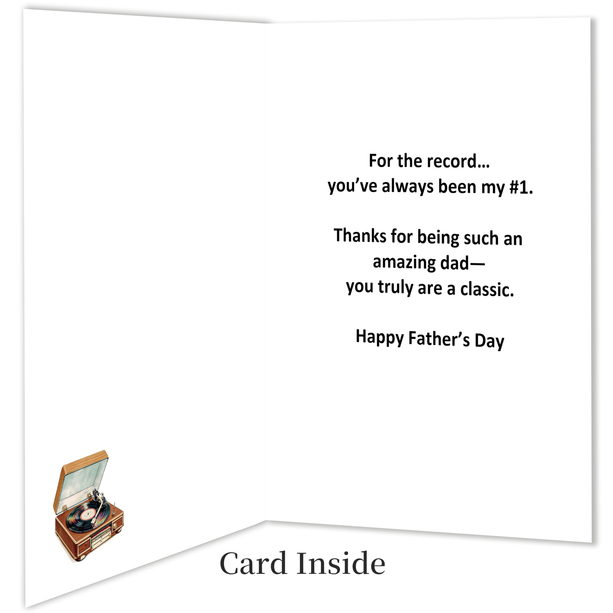 IDU Fathers Day Card, Funny Fathers Day Cards Gifts Decorations for Dad from Daughter, Happy Father's Day Cards Gifts Ideas with Envelope, Cute Humor Like Father Like Daughter Card
