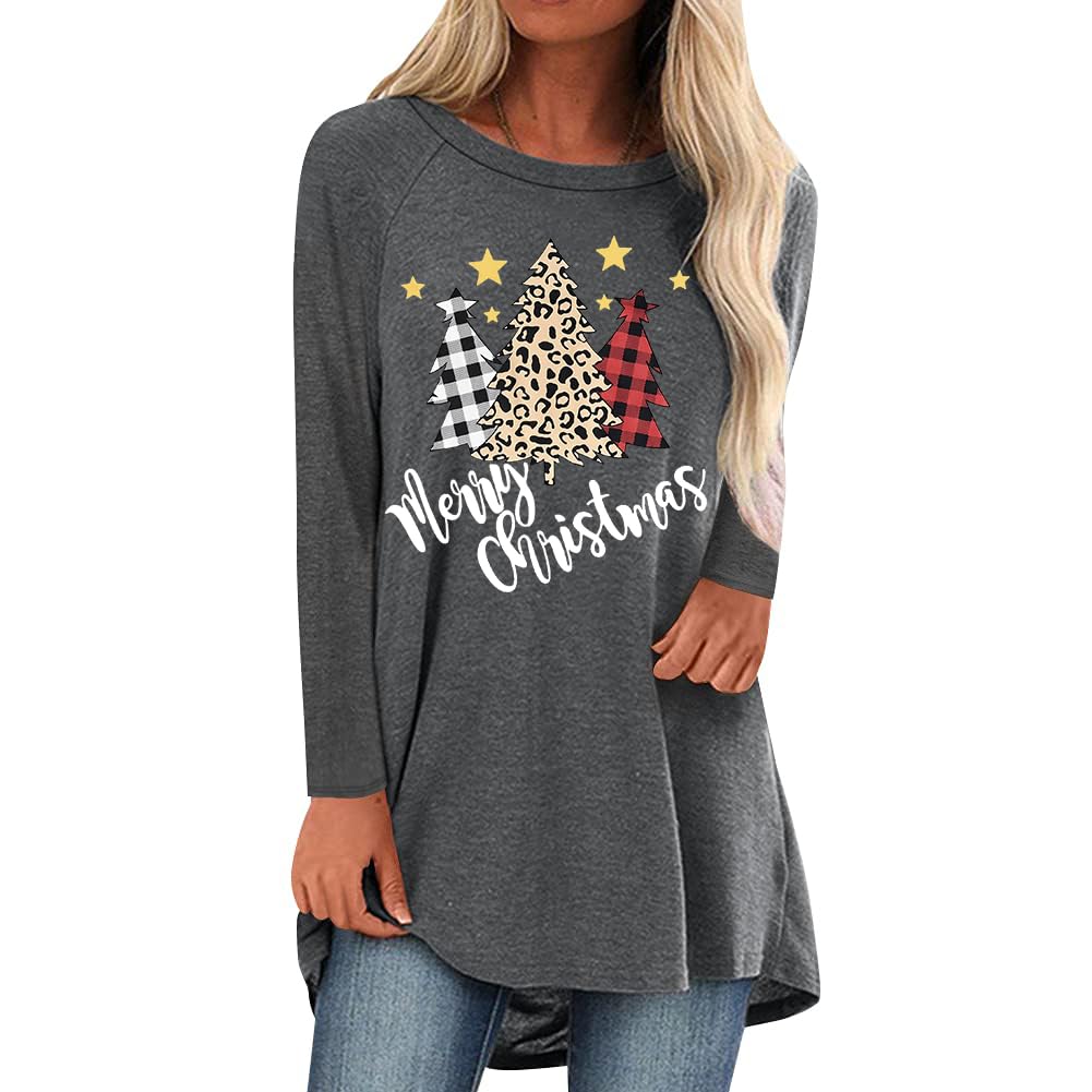 Womens Long Tunics or Tops to Wear with Leggings Short/Long Sleeve Blouses Shirts