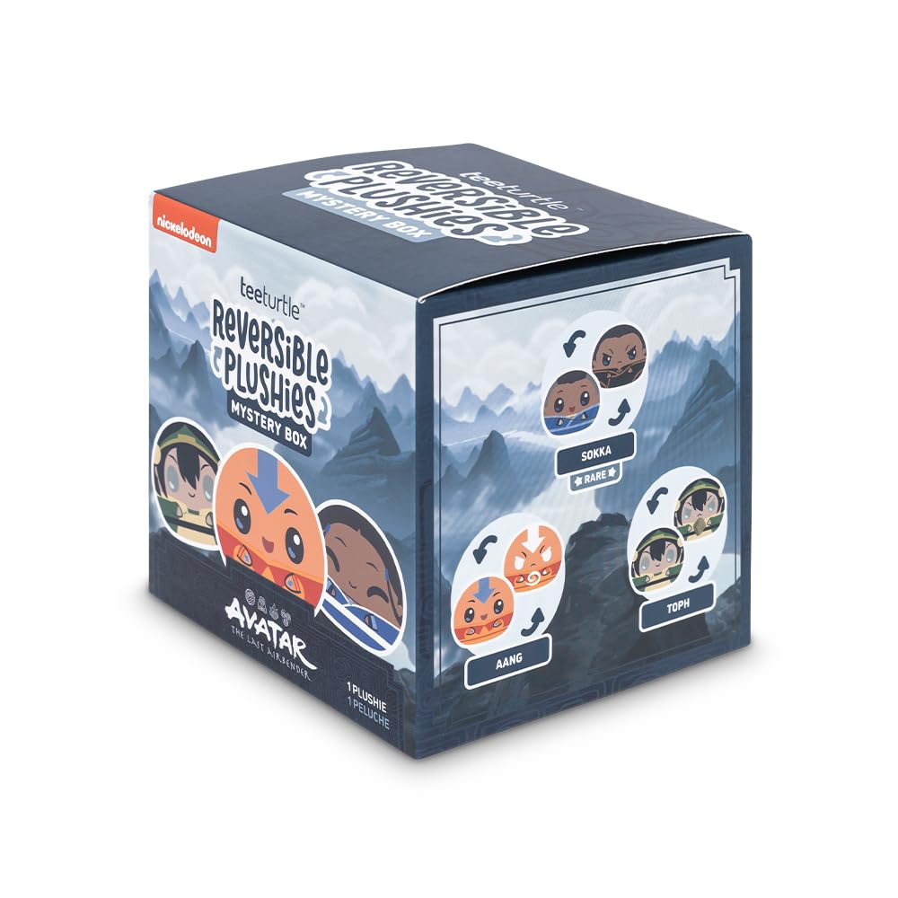 TeeTurtle Spooky Surprise Series Reversible Plushie Mystery Box - 3-Inch Mini Two-Sided Blind Box Plush with Embroidered Details - Cute Collectible Halloween Toy for Kids, Teens, and Adults