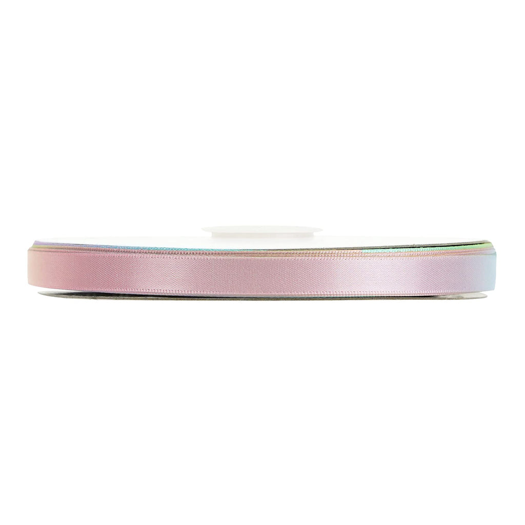 MEEDEE 3/8 Inch Satin Ribbon Set – 10 Rolls Rainbow Double Face Ribbon for Gift Wrapping, 5 Yards Each (Total 50 Yards), Decorative Ribbon for Presents & Party Favors