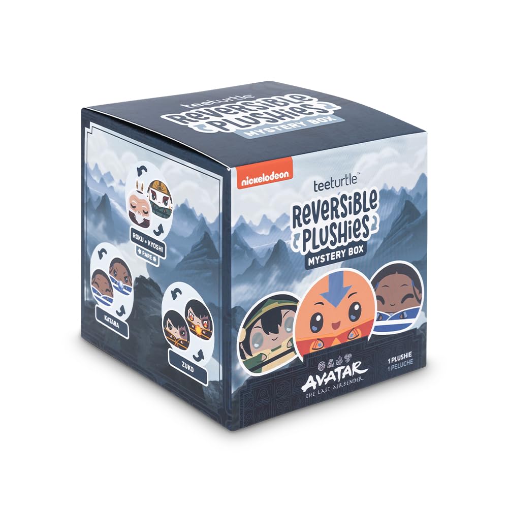TeeTurtle Spooky Surprise Series Reversible Plushie Mystery Box - 3-Inch Mini Two-Sided Blind Box Plush with Embroidered Details - Cute Collectible Halloween Toy for Kids, Teens, and Adults
