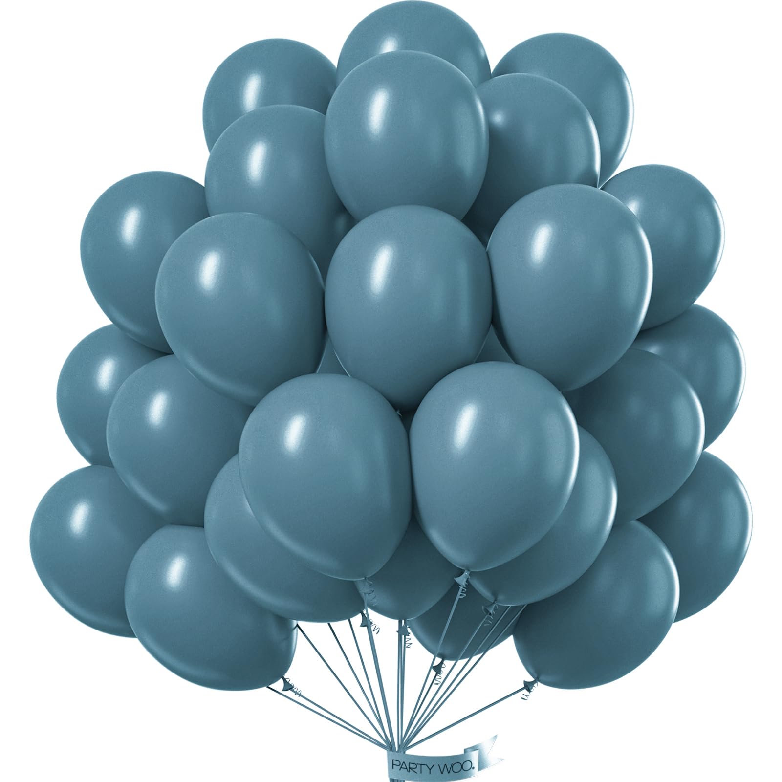 PartyWoo Metallic Green Balloons 50pcs 12 Inch Metallic Apple Green Latex Helium Balloons for Graduation Spring Forest Summer Wedding Engagement Baby Shower Birthday Party Decorations Green-G121