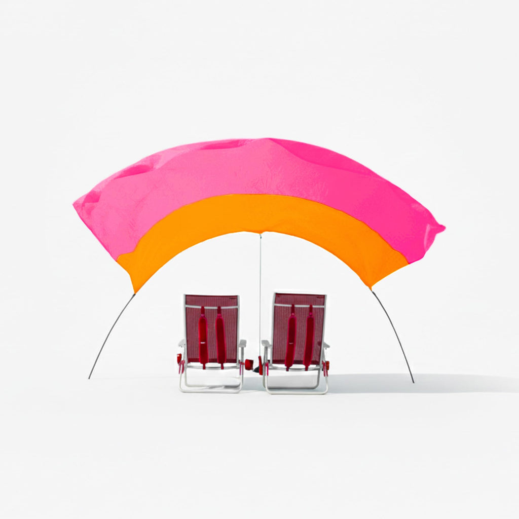 Shibumi Shade Quiet Canopy Version | Beach Tent | Sets Up in 3 Mins | 150 Sq. Ft. of Shade for up to 8 People | Includes Wind Assist | UPF 50+ Sun Protection