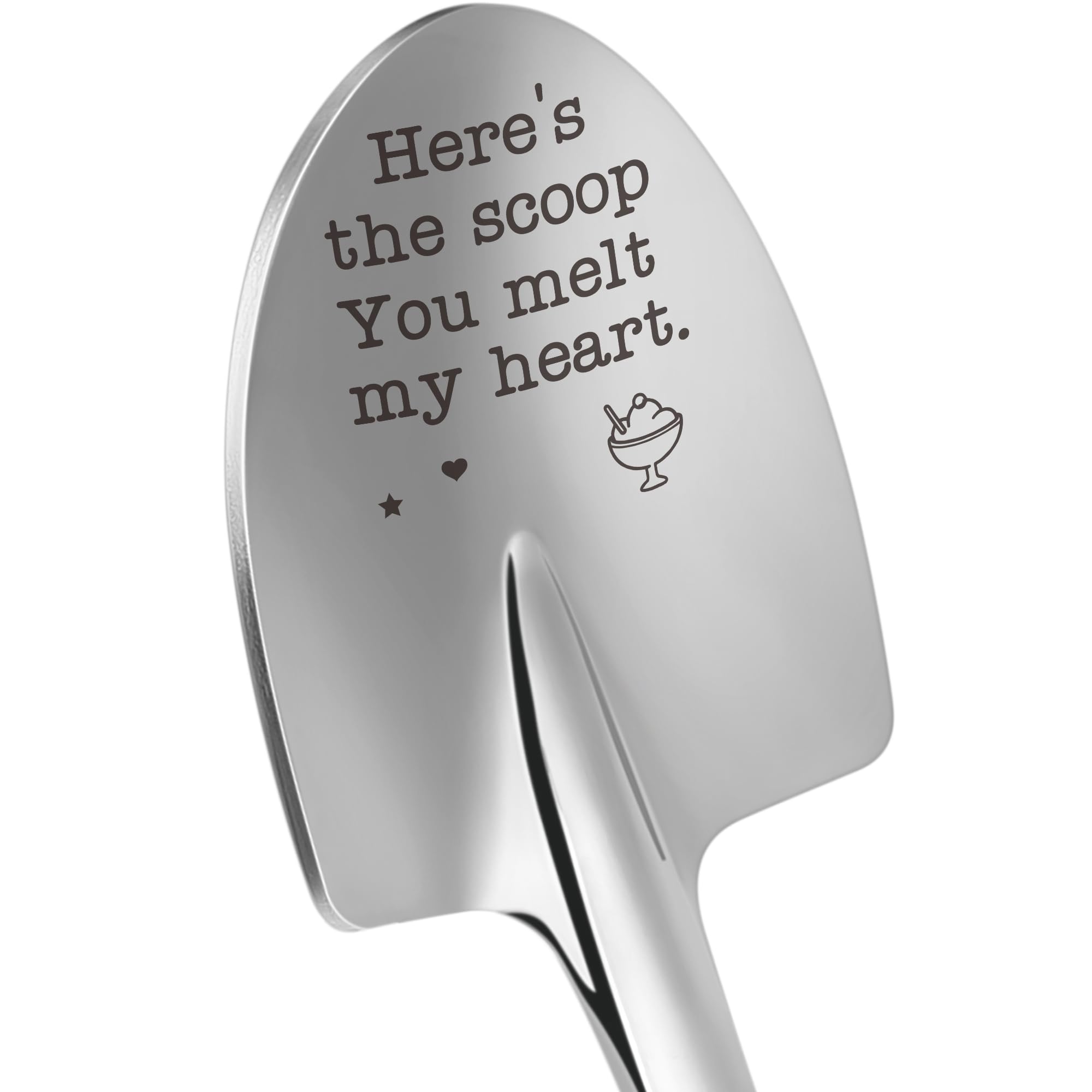 Funny Gifts for Mom Mothers Day - Mom Mother's Day Birthday Gifts from Daughter Son Kids Mom's Ice Cream Shovel Spoon Scoop Gift for Mother-in-law Mama Mommy Anniversary Present Ideas Kitchen Gadgets