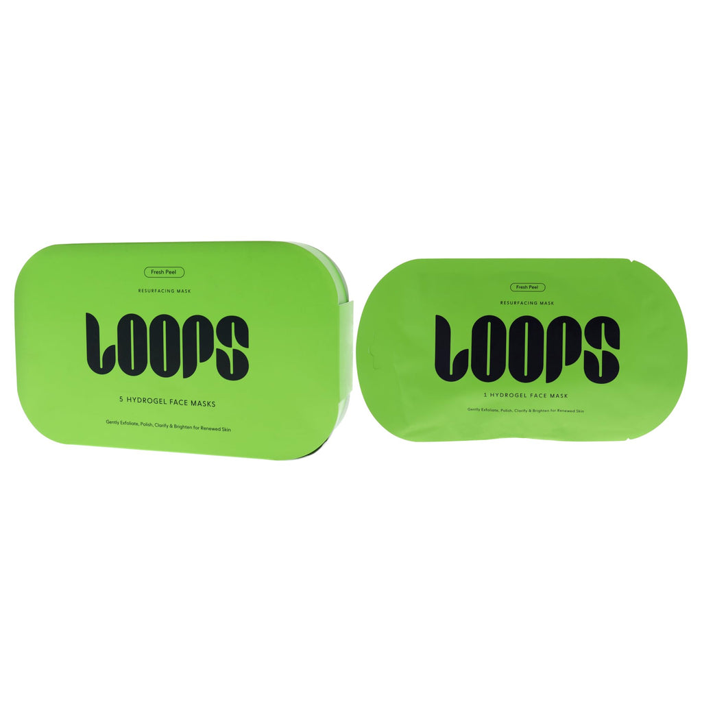 LOOPS DOUBLE TAKE - Glow Korean Hydrogel Face Masks - Calms and Soothes Skin - Refine Pores and Smooth for a Flawless Face - Hydrating Skin Mask Face Mask Leaves You Refreshed and Loumonus 5pc