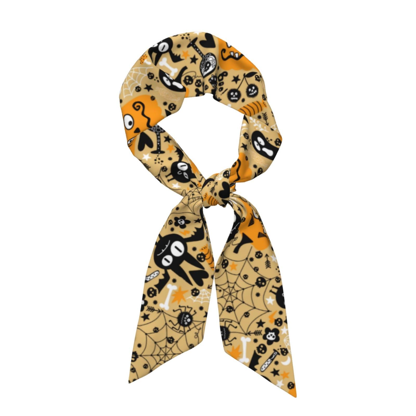 Purse Scarf Handbags For Women Scarfs Bags Band Hair Neck Scarves Silky Long Thin Satin Headscarf Fashion