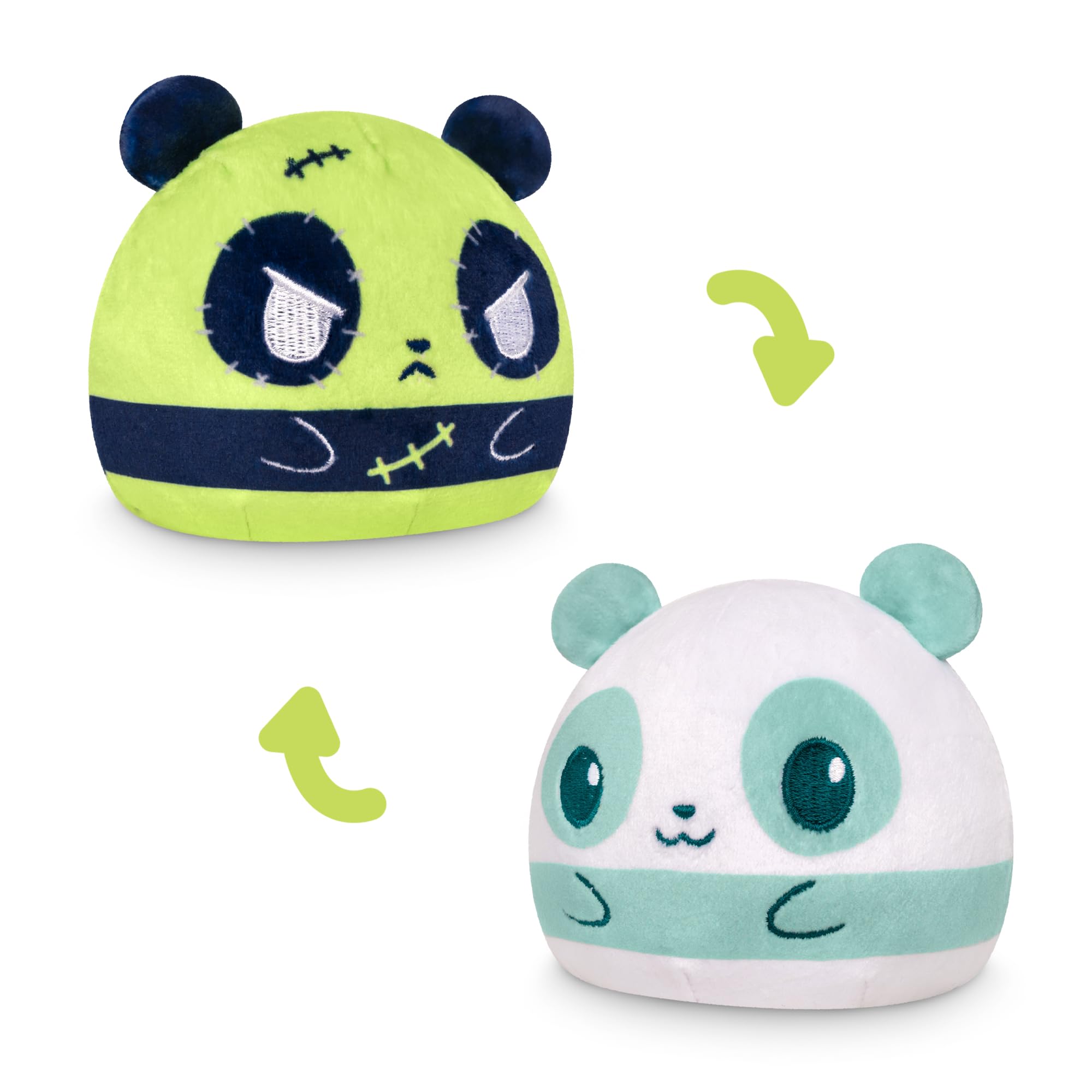 TeeTurtle Spooky Surprise Series Reversible Plushie Mystery Box - 3-Inch Mini Two-Sided Blind Box Plush with Embroidered Details - Cute Collectible Halloween Toy for Kids, Teens, and Adults