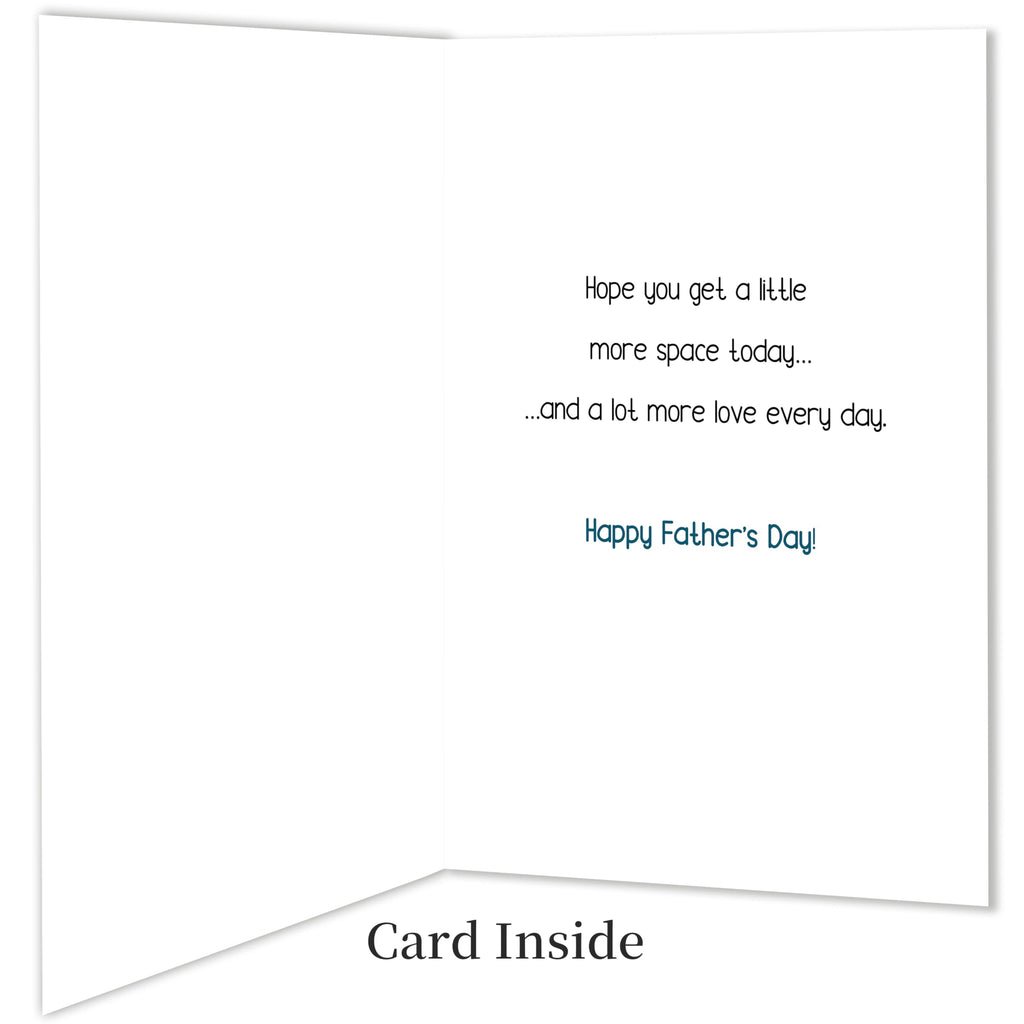 IDU Fathers Day Card, Funny Fathers Day Cards Gifts Decorations for Dad from Daughter, Happy Father's Day Cards Gifts Ideas with Envelope, Cute Humor Like Father Like Daughter Card