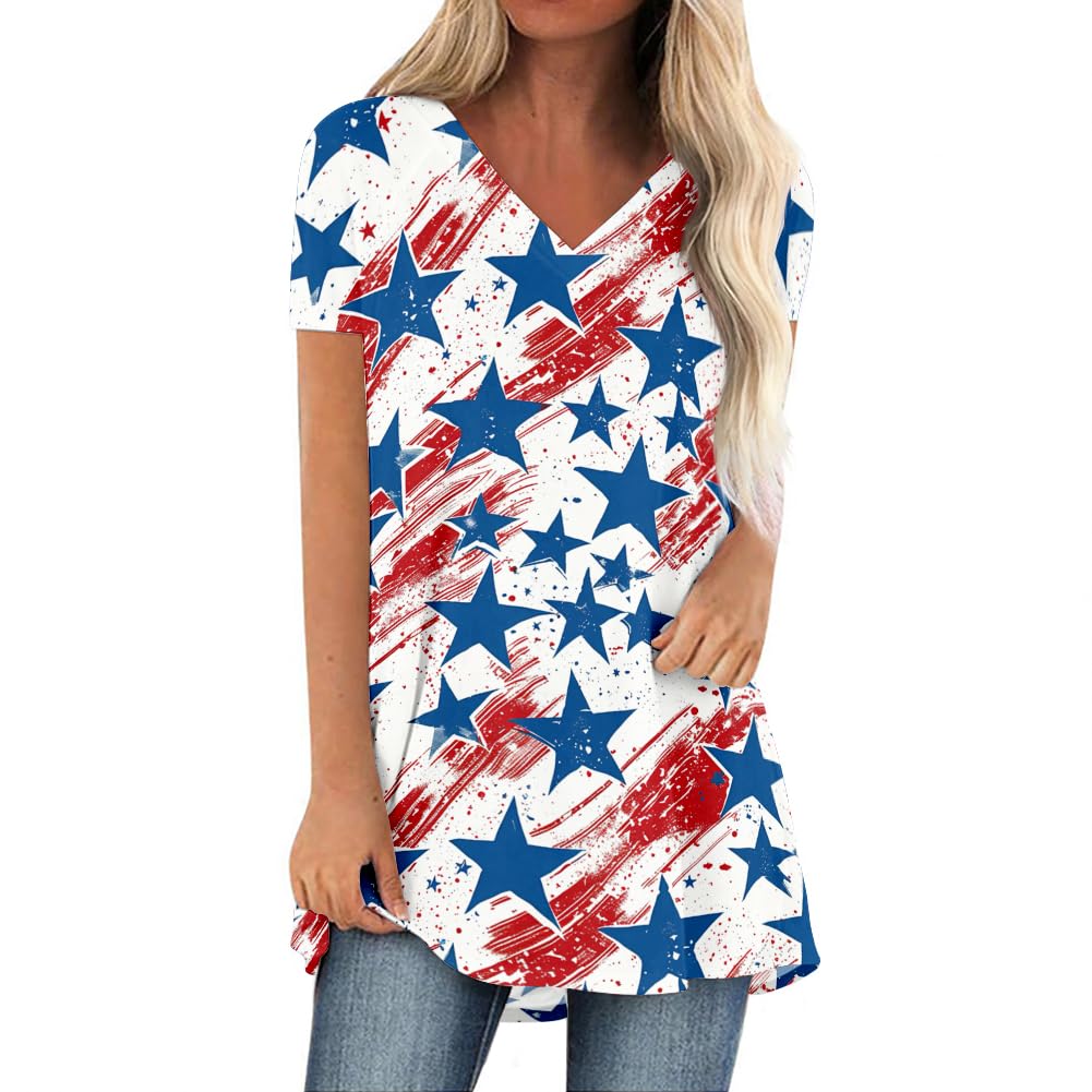 Womens Long Tunics or Tops to Wear with Leggings Short/Long Sleeve Blouses Shirts