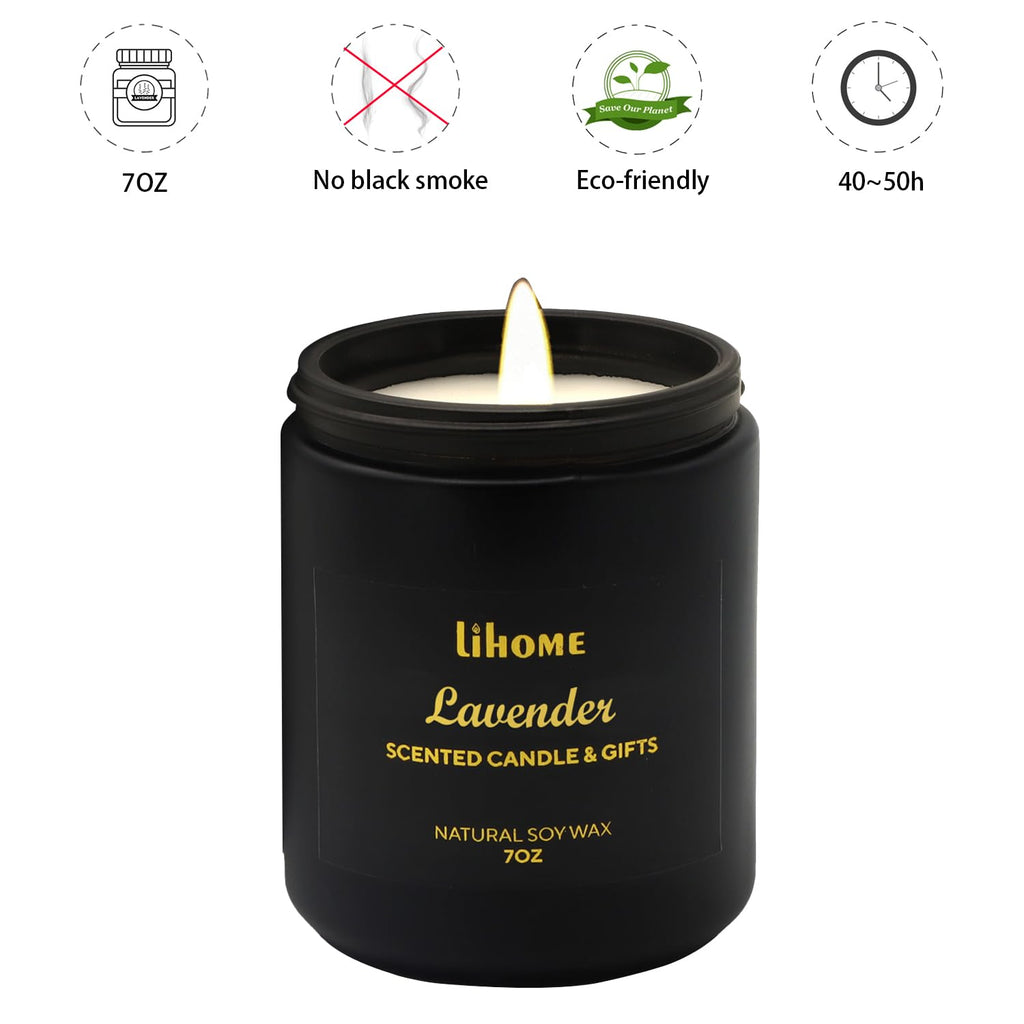 Christmas Candles - Christmas Gifts for Women, Aromatherapy Candle for Home Scented, Natural Soy Wax Vanilla Scented Candles