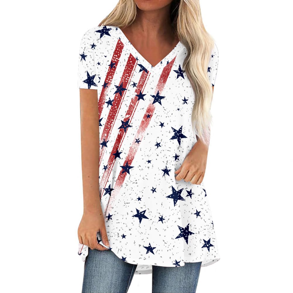 Womens Long Tunics or Tops to Wear with Leggings Short/Long Sleeve Blouses Shirts