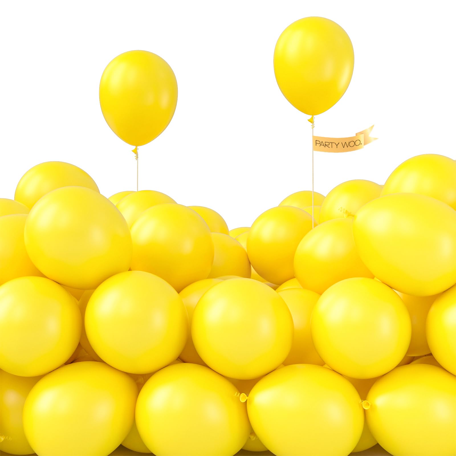 PartyWoo Gold Balloons 100pcs 12 Inch Gold Latex Helium Balloons for Birthday Wedding Anniversary Baby Shower Graduation Bachelorette Retirement Engagement Tea Casino Disco Party Decorations Gold-G101
