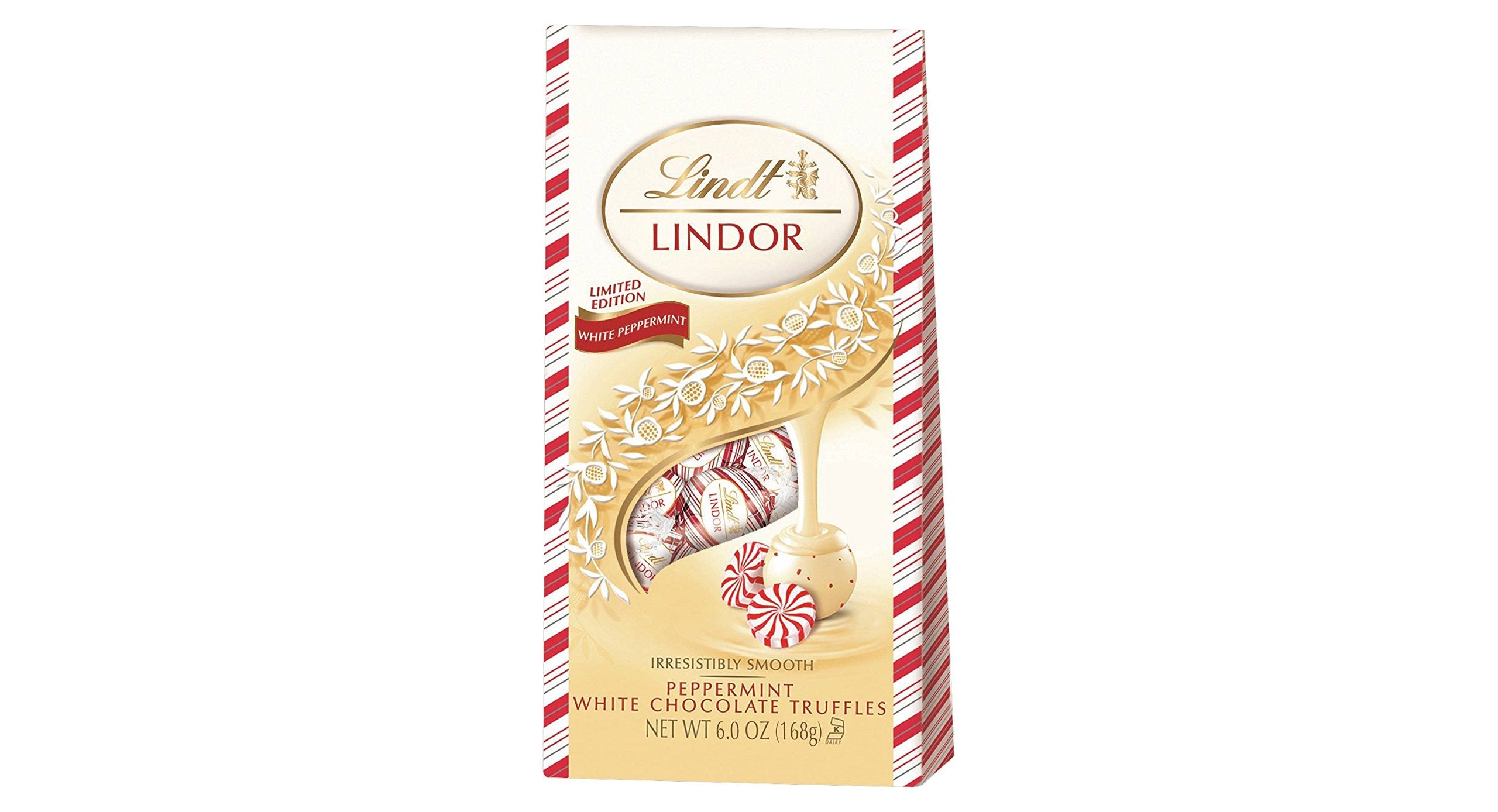 Lindt LINDOR Holiday Snickerdoodle White Chocolate Candy Truffles with Smooth, Melting Truffle Center, 8.5 oz. Bag
