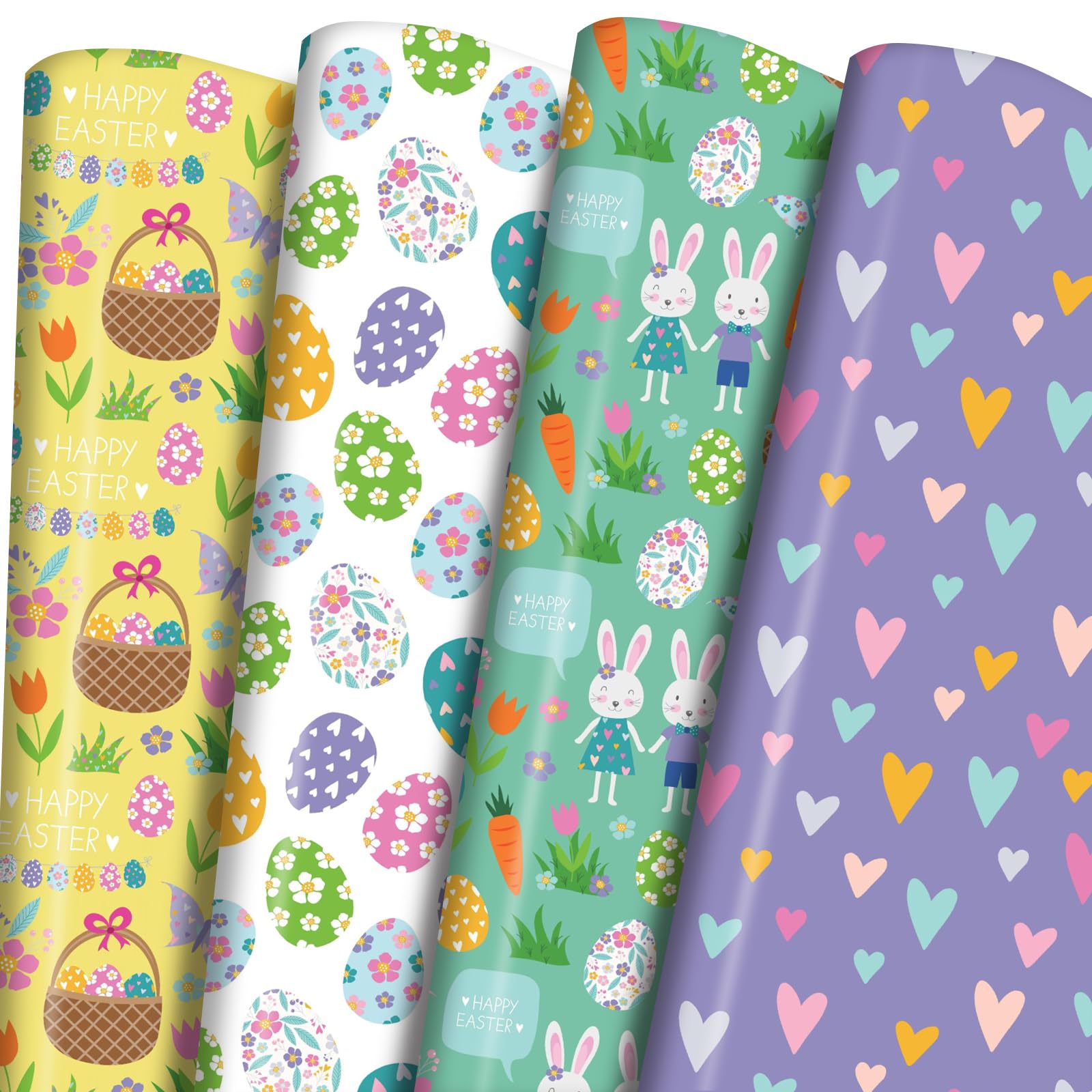 Christmas Wrapping Paper Folded for Kids Boys Girls Man Women Gift's. Papercraft Snowmen, Candy Canes, Tree, Socks, Snowflakes, Happy New Year Bulk of 12 Sheets 20"x 29" Folded