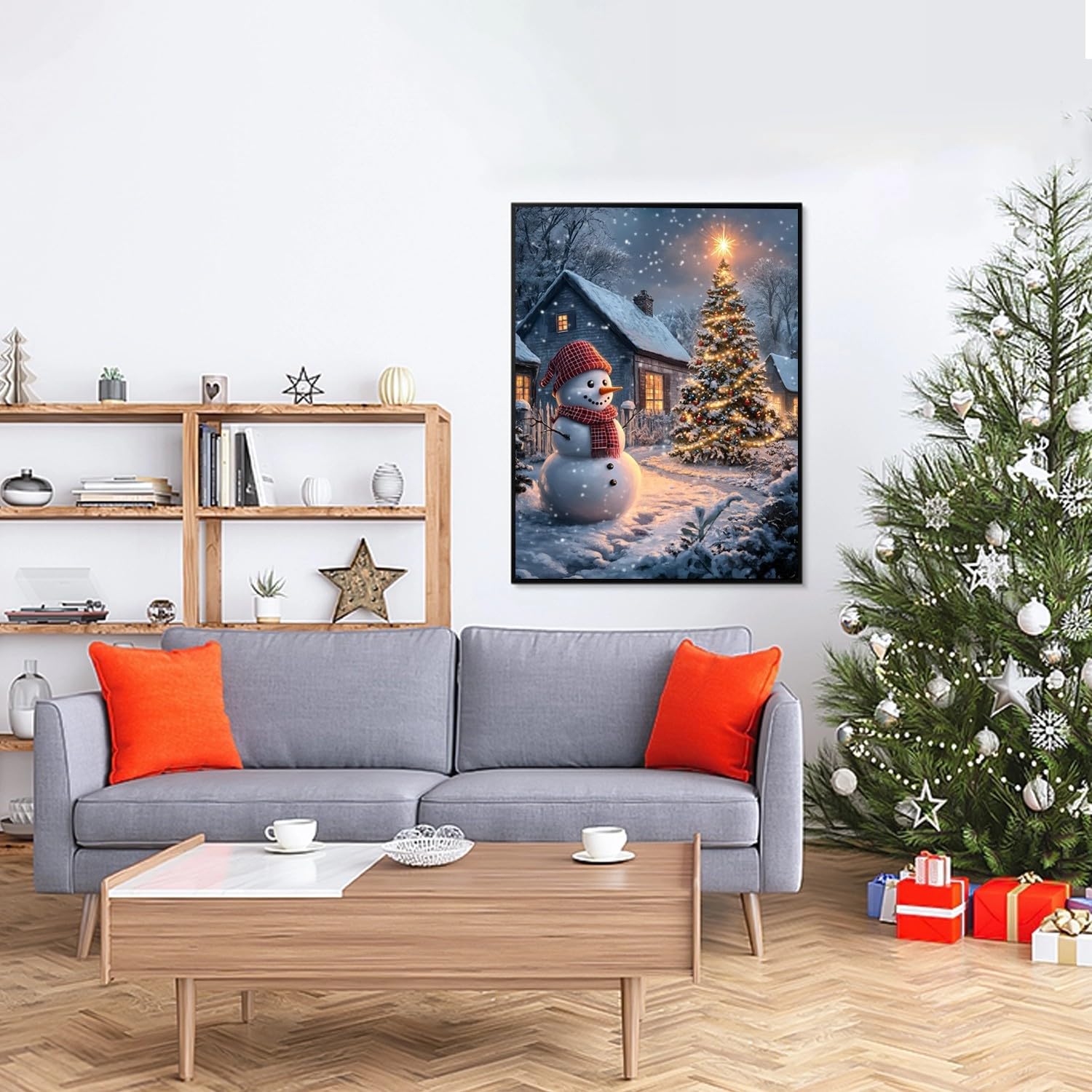 DIYDECORFUN Thanksgiving Turkey Diamond Painting Kits for Adults, 5D Fall Diamond Art Kits for Beginners, Full Round Drill Diamond Dot Painting Gem Art Kits,Home Wall Decor 13.8x13.8 Inch