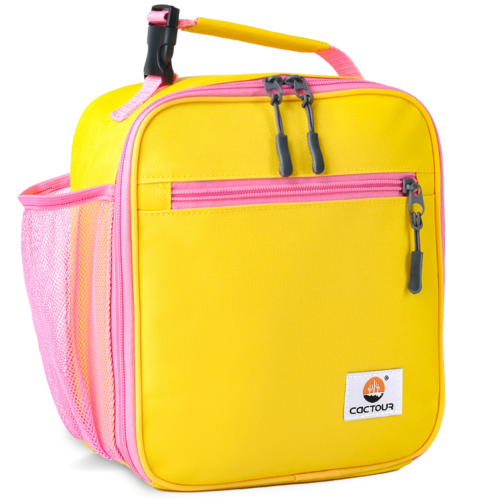 CaCTOUR Lunch Box Kids,Premium Insulated Lunchbox for Girls Boys,Soft Mini Cooler Bag Back to School Thermal Reusable Lunch Bag for Work School Picnic (Blue)