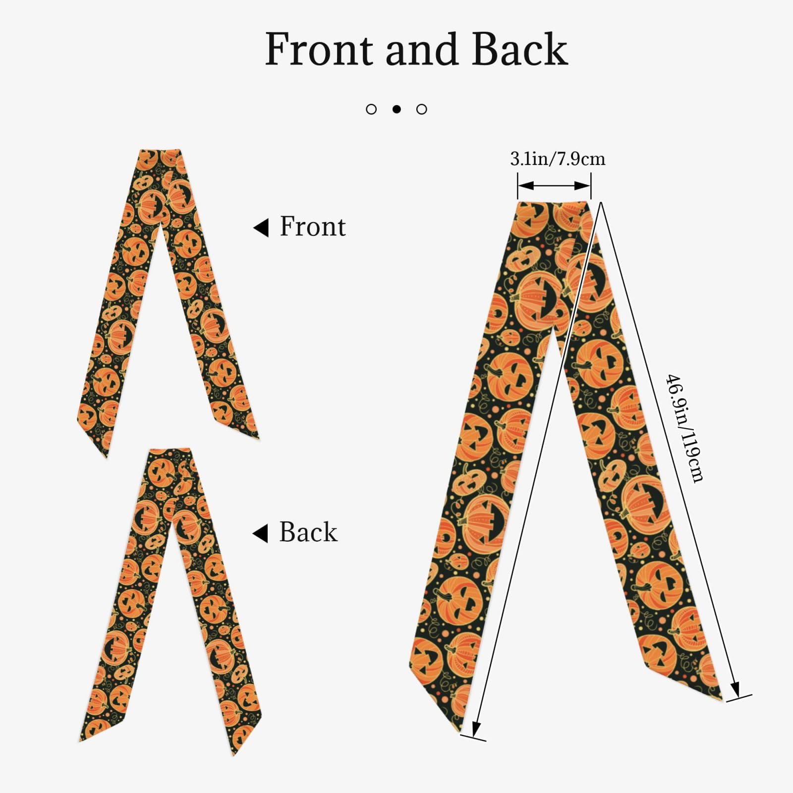 Purse Scarf Handbags For Women Scarfs Bags Band Hair Neck Scarves Silky Long Thin Satin Headscarf Fashion