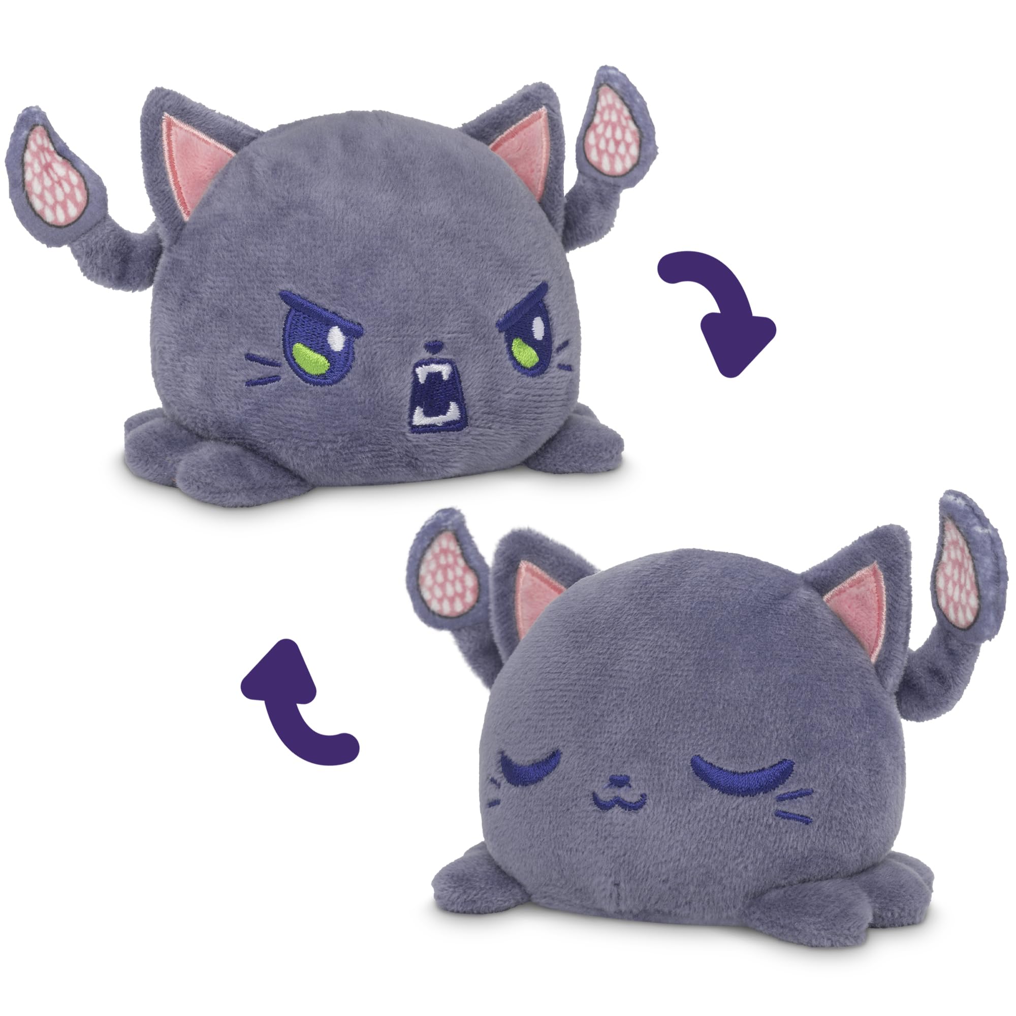 TeeTurtle Spooky Surprise Series Reversible Plushie Mystery Box - 3-Inch Mini Two-Sided Blind Box Plush with Embroidered Details - Cute Collectible Halloween Toy for Kids, Teens, and Adults