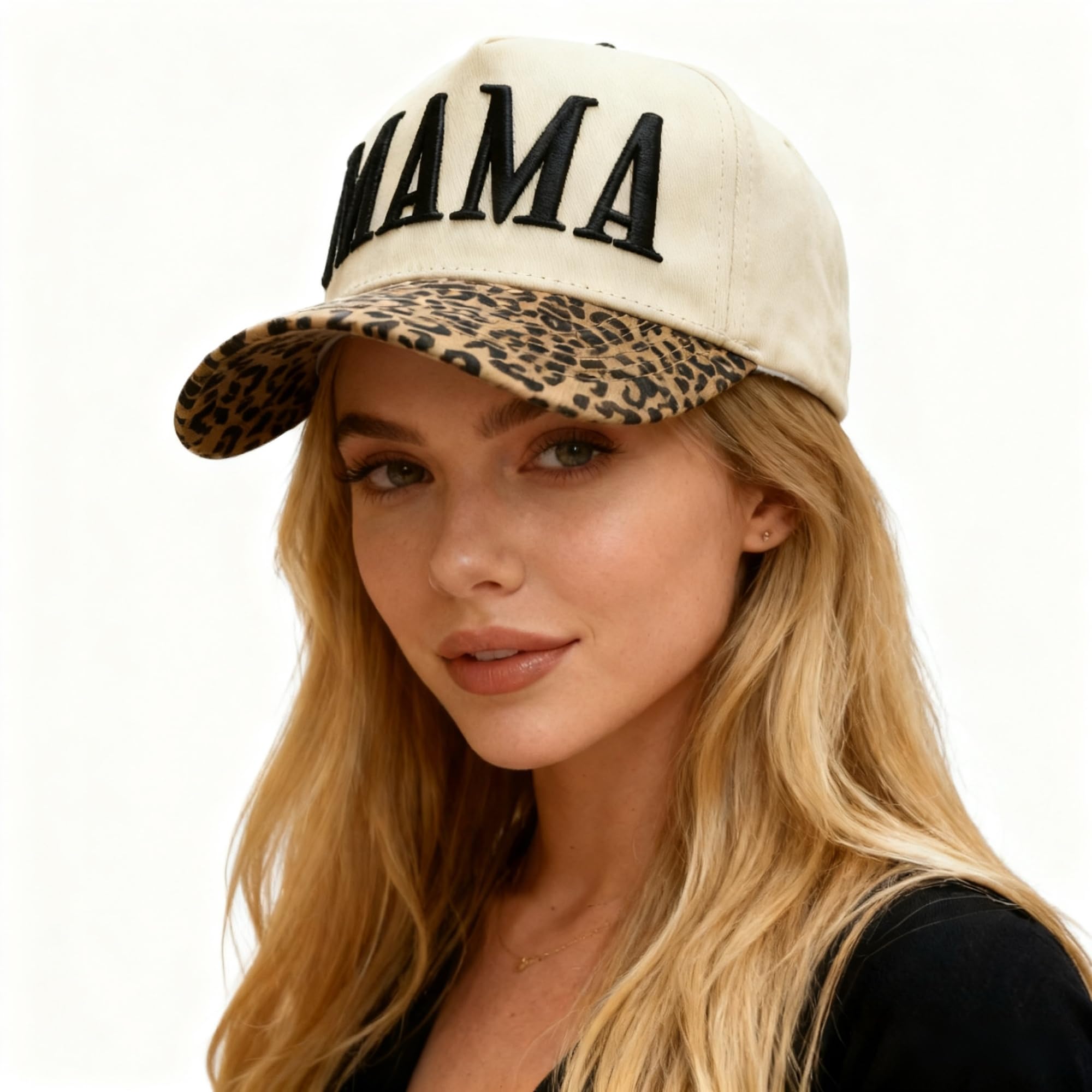 Womens Trucker Hat - With Mommin Embroidery Ponytail Fit - Mom Gifts for Birthday Christmas Valentines Day