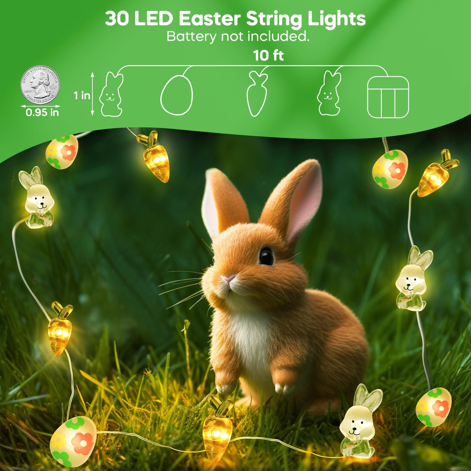 Coquimbo Christmas Decorations Indoor 10FT 30 LED Nutcracker String Lights Cute Fairy Lights Indoor Outdoor for New Year Party, Fireplace, Window, Front Door