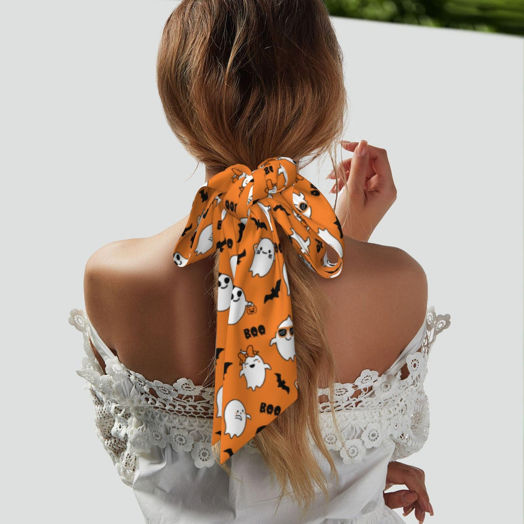 Purse Scarf Handbags For Women Scarfs Bags Band Hair Neck Scarves Silky Long Thin Satin Headscarf Fashion