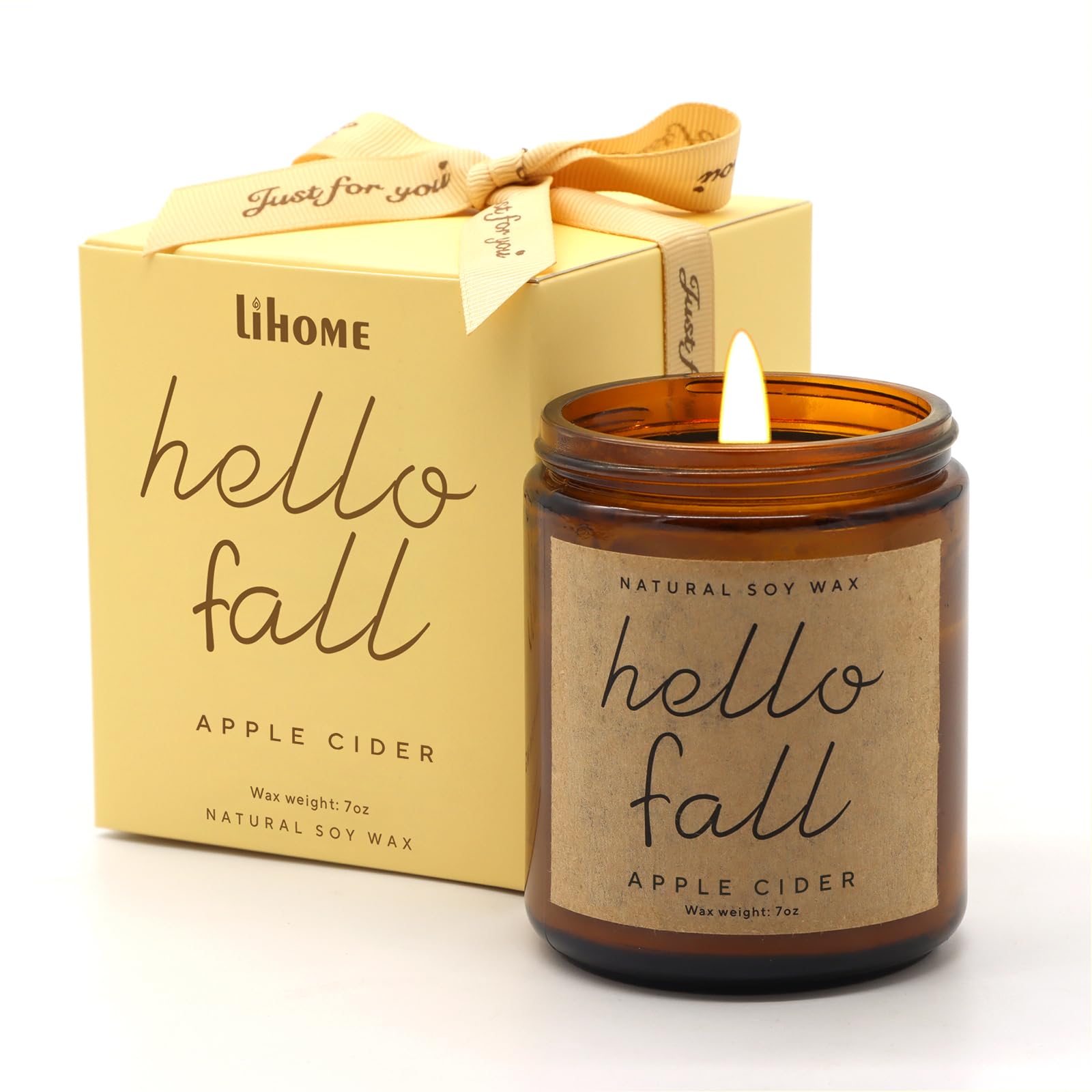 Christmas Candles - Christmas Gifts for Women, Aromatherapy Candle for Home Scented, Natural Soy Wax Vanilla Scented Candles