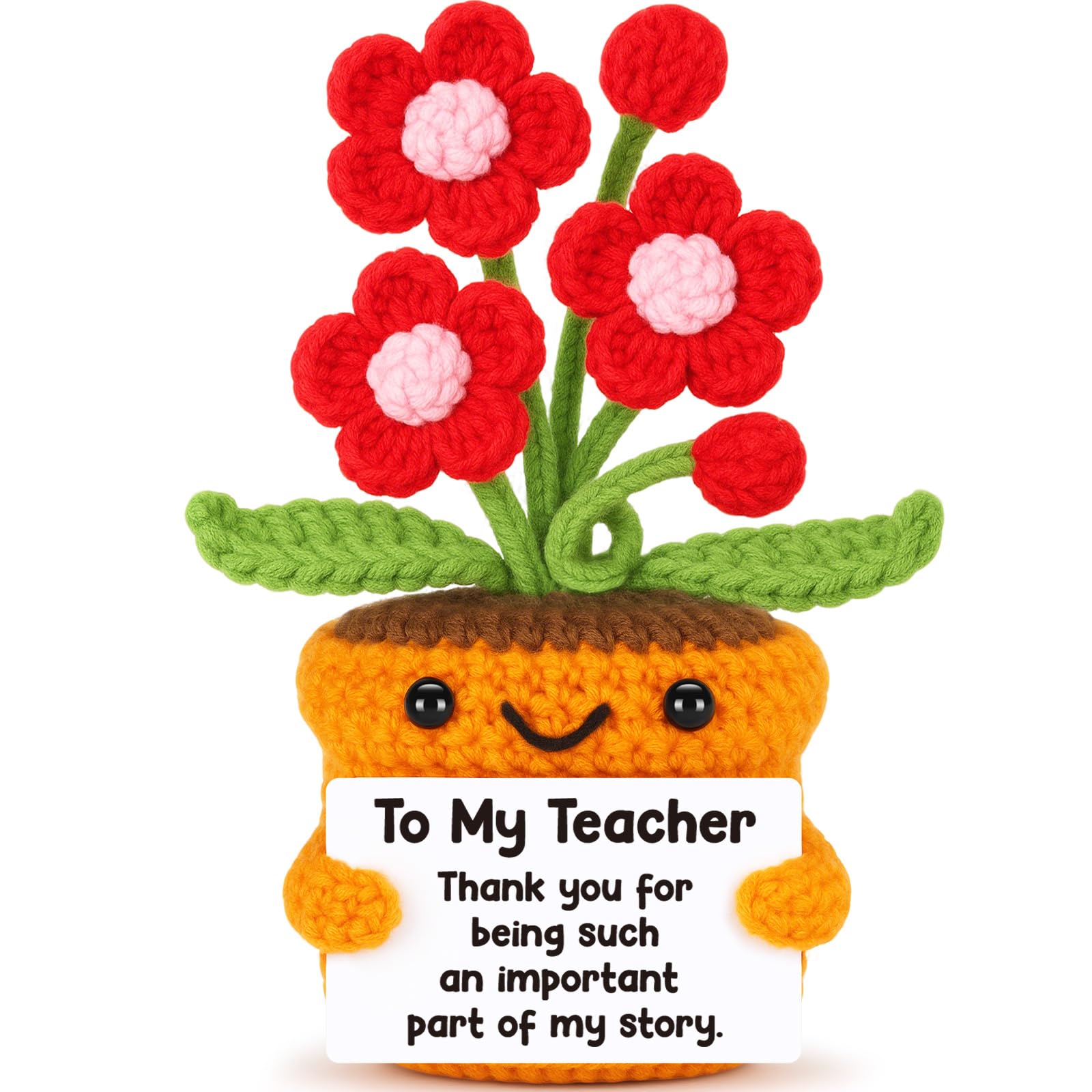 Agantree art Grandma Gifts for Grandma Birthday from Granddaughter Grandson – I Love You Crochet Flower Decor Grandparents Day Christmas for Great Grandma Gigi Nana