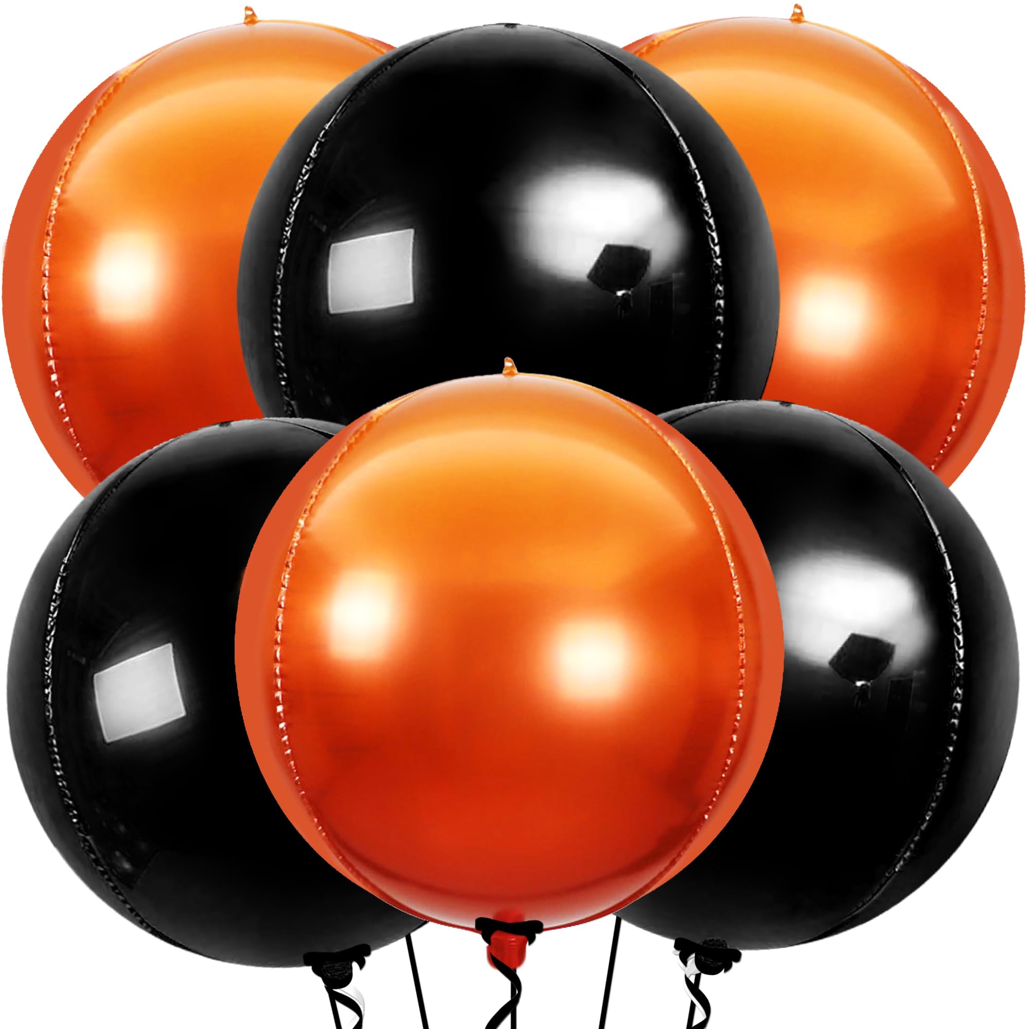 KatchOn, Big Silver Disco Ball Balloons - 22 Inch, Pack of 6 | Disco Party Decorations, 4D Sphere Disco Balloons for 70s Theme Party Decor, Bachelorette Party Decorations | Graduation Decorations 2026