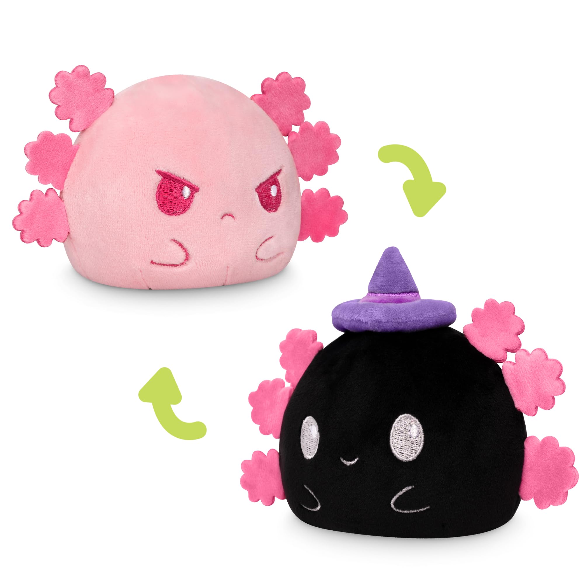 TeeTurtle Spooky Surprise Series Reversible Plushie Mystery Box - 3-Inch Mini Two-Sided Blind Box Plush with Embroidered Details - Cute Collectible Halloween Toy for Kids, Teens, and Adults