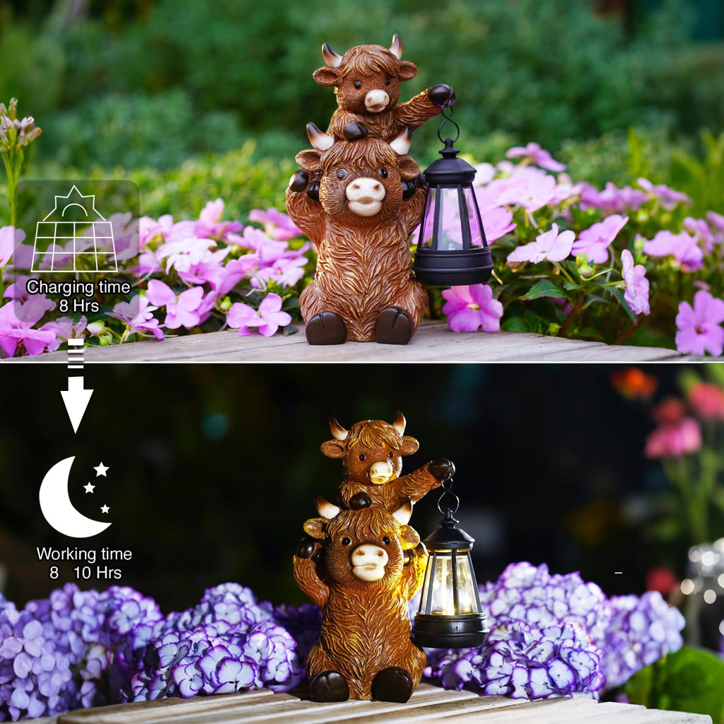 Goodeco Elephant Statue for Garden Decor with Gift Appeal - Ideal Gifts for Women, Mom or Birthdays, Beautifully Crafted Outdoor & Home Decor to Wow Your Guests (11" Elephant)