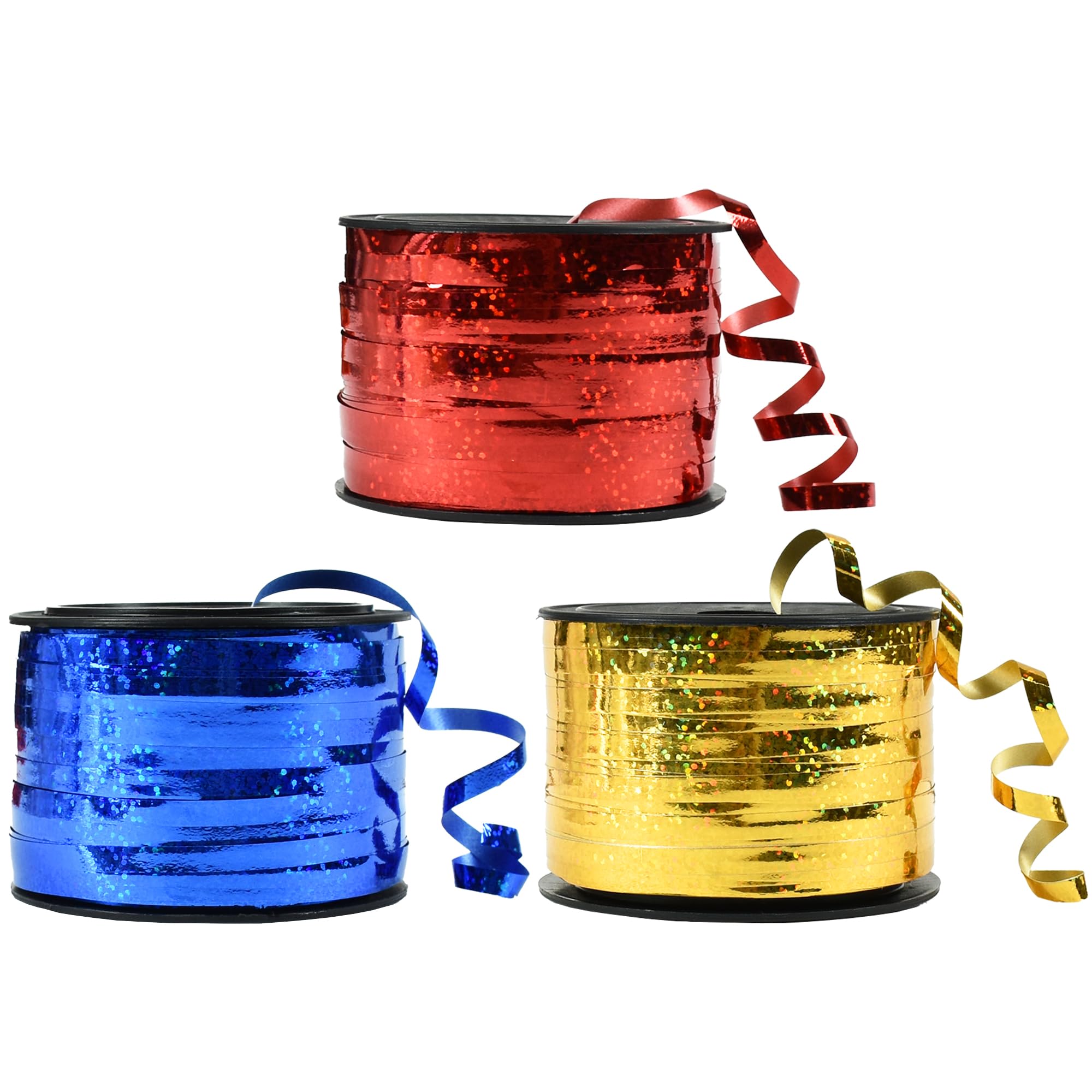 BEISHIDA 12 Assorted Colors Curling Ribbons Set,Rainbow Balloons Strings,1/5 ''Thin 264yds for Gift Wrapping Birthday Wedding Halloween Christmas Party Decoration (MIX-RIBBON-01)