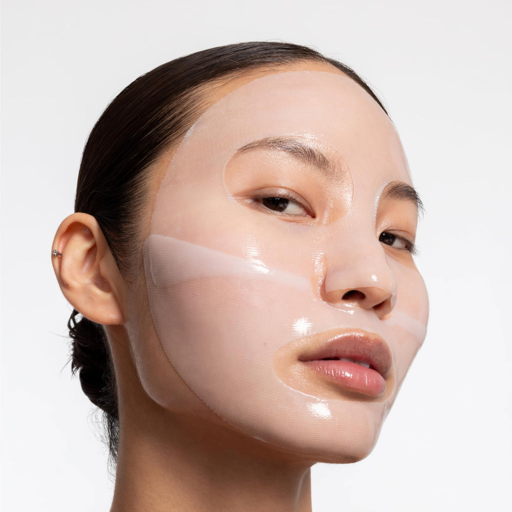 LOOPS DOUBLE TAKE - Glow Korean Hydrogel Face Masks - Calms and Soothes Skin - Refine Pores and Smooth for a Flawless Face - Hydrating Skin Mask Face Mask Leaves You Refreshed and Loumonus 5pc