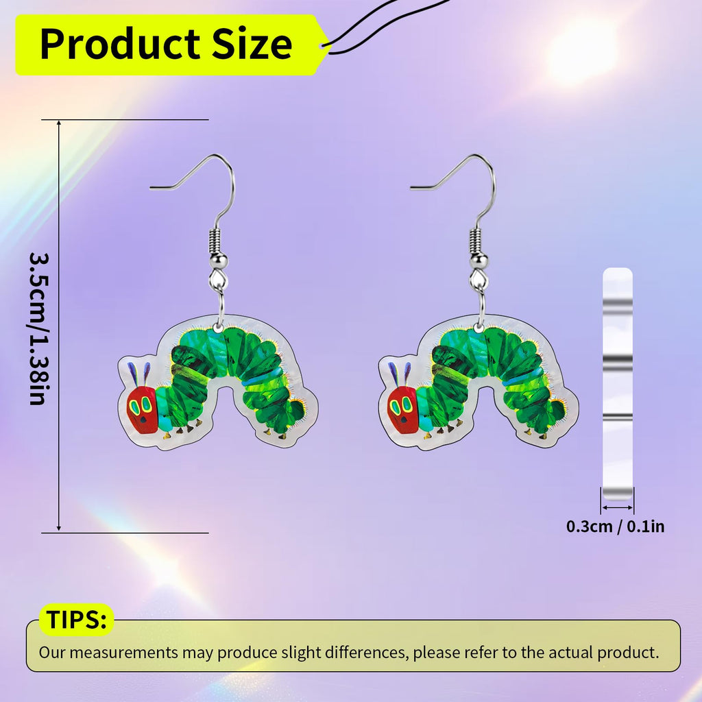 Funny Dog Sunflower Paw Print Earrings for Women - Unique & Quirky Funky Acrylic Dangle Earrings, Cute & Silly Novelty Design, Wacky & Crazy Earrings for Fun Lovers