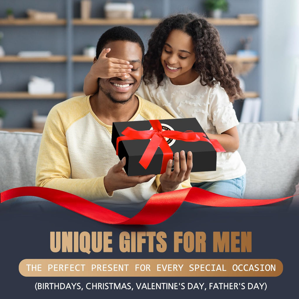 XIKEZAN Fathers Day Gifts for Dad Husband,Beard Kit for Men Grooming & Care w/Beard Conditioner, Wash,Oil,Balm,Birthday Valentines Easter Gifts for Mens Him Boyfriend Christmas Stocking Stuffers